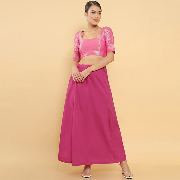 Cotton Petticoat For Girls & Women By WUGO :  : Saree